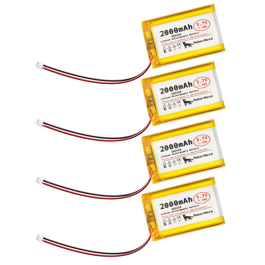 MakerNova 2000mAh LiPo Battery with JST 1.25