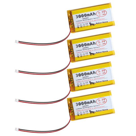 MakerNova 3000mAh LiPo Battery with JST 1.25