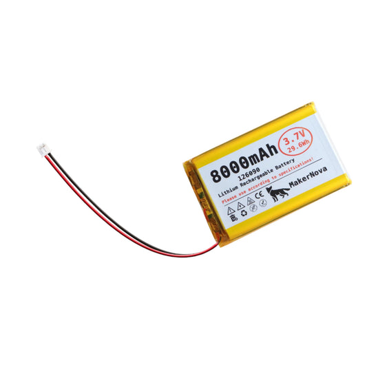 MakerNova 8000mAh LiPo Battery with JST 1.25