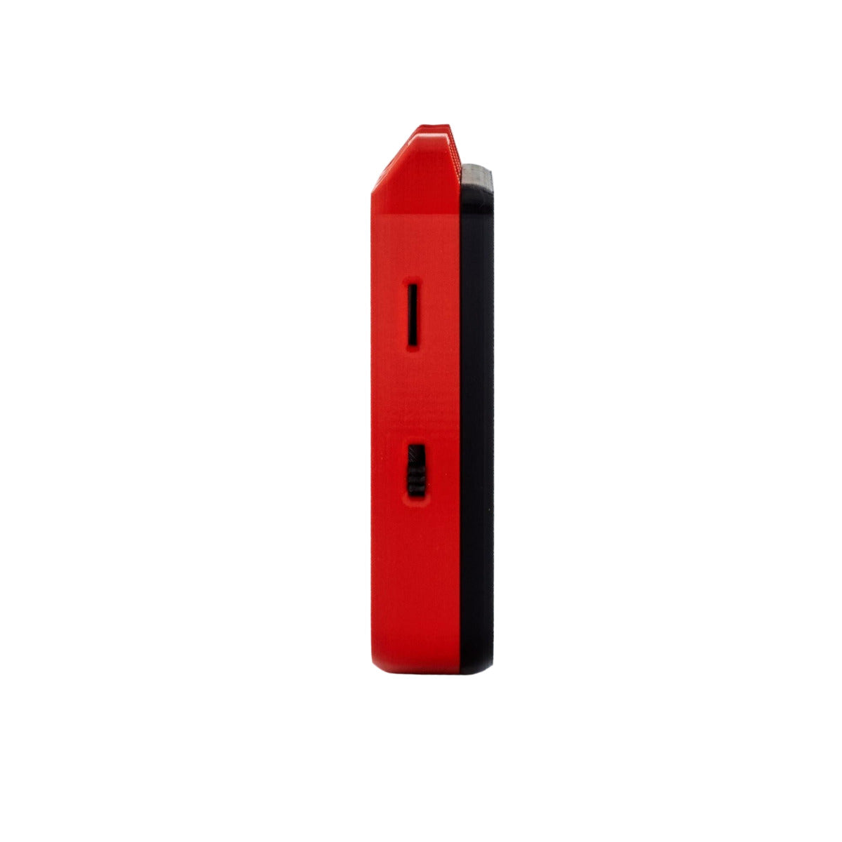 MakerNova Red Updated T-Deck Meshtastic case side with switch and Sd card slot