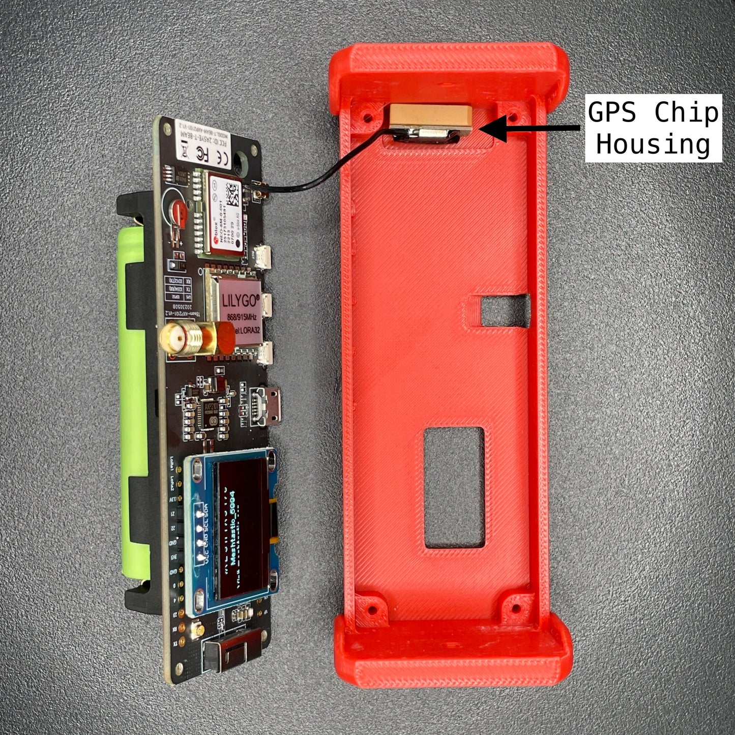 LilyGO T-Beam V1.x Case – Tactical MOLLE