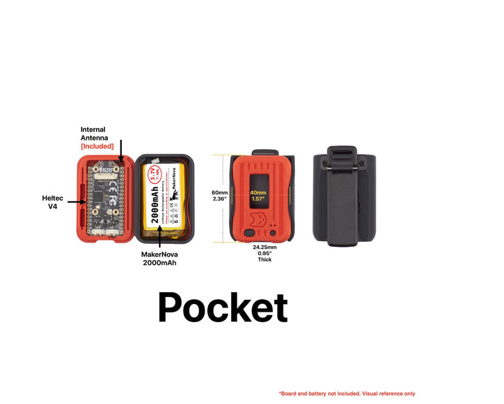 Heltec V4 Case Collection – Pocket, SMA & Pro Styles – MakerNova