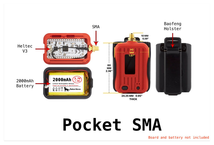 Heltec V3 Case Collection | MakerNova Pocket, Slim & Pro Enclosures