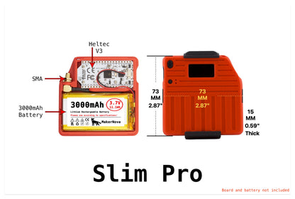 Heltec V3 Case Collection – Pocket, Slim & Pro Styles