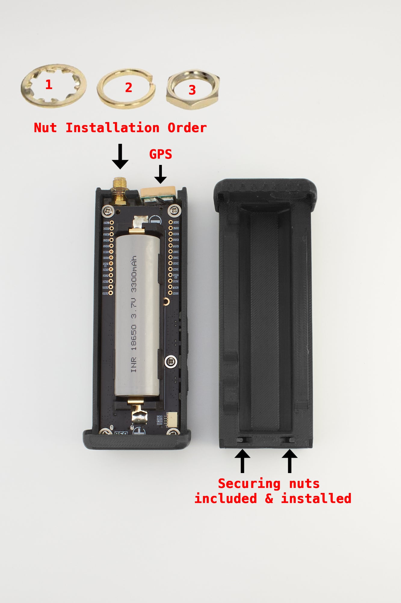 LilyGO T-Beam Supreme Case – Tactical MOLLE